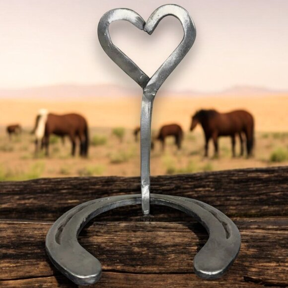 GypsyCwboy Other - GyspyCwboy Original Handmade Horseshoe Heart